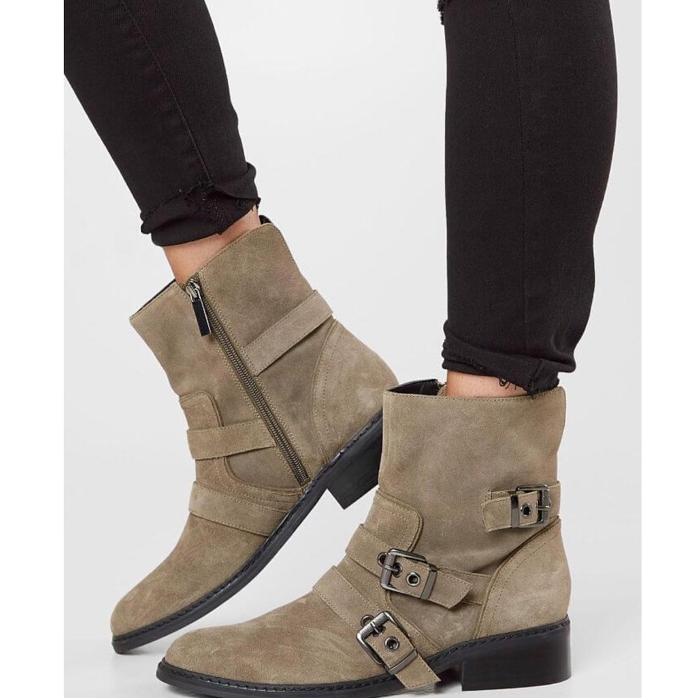 Kendall + Kylie Light Green Nori Boots